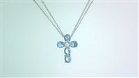 Halskette Ititoli Dame Acquamarina in Weißgold Acquamarina 1.58 Ct GC0584#BLA - GC0584#BLA